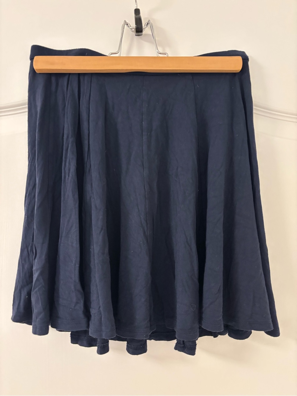 Hollister Navy Circle Skater Skirt